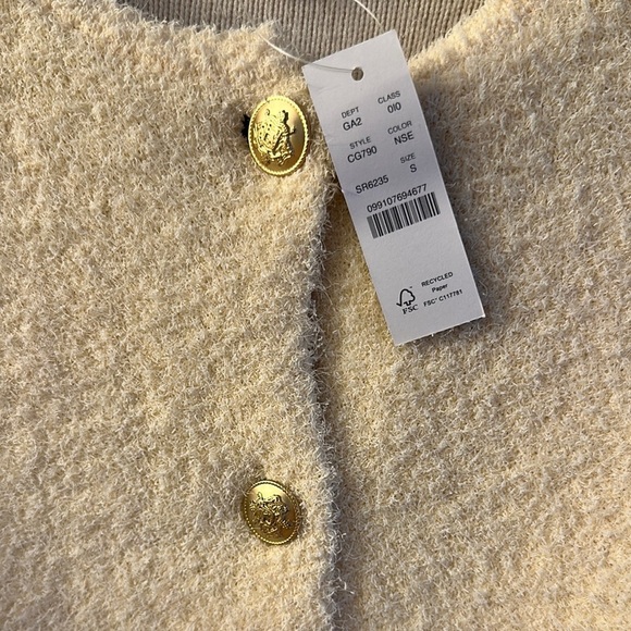 J.Crew Cinched-Waist Sweater-Jacket sz small - Picture 4 of 7